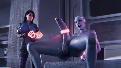 'Ultra HD Holographic Onahole Fucking with Ashley and Liara'