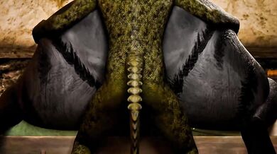 "The Lizard Queen and her Kitty Companion: A Tale of Reptilian Love"