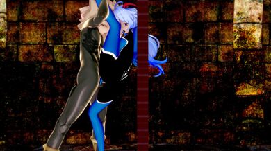 'Hentai Porn: Transform into Ganyu and Keqing, defeated and raped by the Hilichurls'