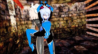 'Hentai Porn: Transform into Ganyu and Keqing, defeated and raped by the Hilichurls'