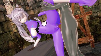 'Hentai Porn: Transform into Ganyu and Keqing, defeated and raped by the Hilichurls'