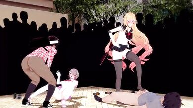 "Thrusting their weapons deep into the flesh of everyday citizens, Rita and Durandal love to the people with each thrust."