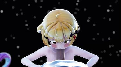 'Wet Dreams Orgy with Aqua, Mel & Pekora (Nude) [Masturbate]'