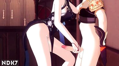 "Shen Hua, a hot and sexy goddess, punishes the traveler who disrespected her temple!"