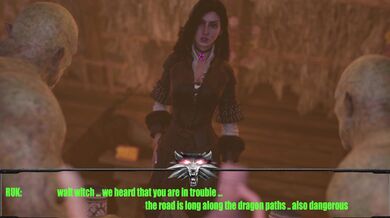 "The Mischievous Maiden and The Mysterious Stranger in A Tavern - An Unexpected Encounter"