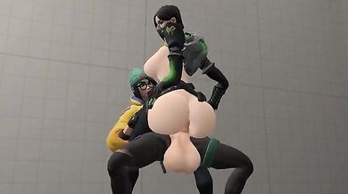 "The Busty Assassin and Her Sexy Partner Enjoy a Delicious Burger"