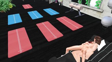 'Mind-blowing yoga session with two sexy instructors!'