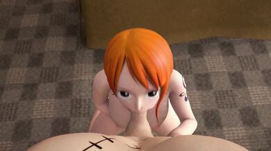 'The Sailor's Blow Job: Nami Gives Zoro a Seaside Suckfest'