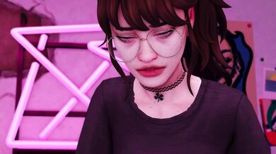 "As I lay sleeping, my dreams were haunted by a ghostly presence that held me tight."