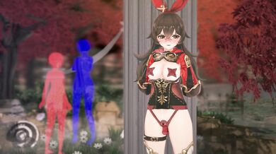 'Love-making with a Tentacle Suit: Amber's Sensuous Encounter'