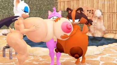 'Ebony Goddess with Monstrous Melons Makes Love to Two Strong Men'