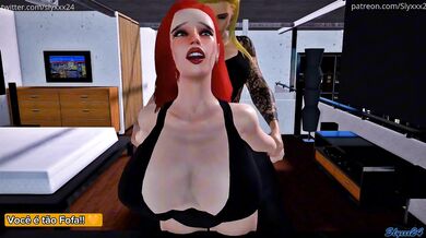 '"Awesome Anal Adventure" with a hot Milf and her lover in bedroom action'