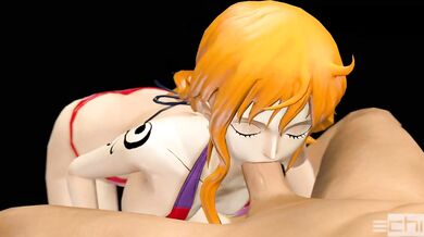 "In the morning, Nami sucks your wood, and it feels so good."
