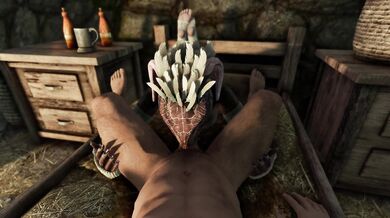 "The Lustful Argonian Princess and Her Pet Nord Lover"