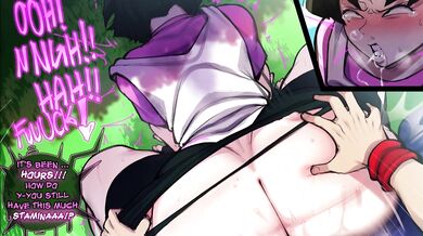 "Unbridled Passion: Black Whiplash and KaiArtz's Steamy Sapphic Encounter"