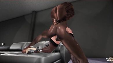 'Sexy Blonde Babe Gets Fucked Hard By Big Black Dick'