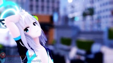 '"Goodnight Kiss" - MMD R-18 Jun Hyo Seong(준효성) Sunaookami Shiroko -'