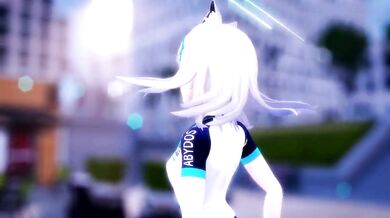 '"Goodnight Kiss" - MMD R-18 Jun Hyo Seong(준효성) Sunaookami Shiroko -'