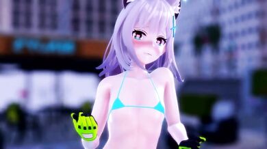 '"Goodnight Kiss" - MMD R-18 Jun Hyo Seong(준효성) Sunaookami Shiroko -'