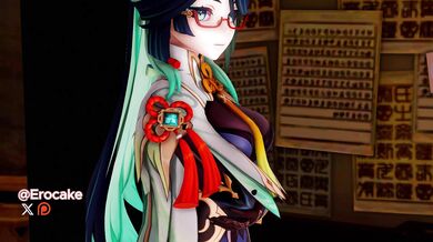 'Erotic Cakes: Xianyun Gets Fucked by Shenhe While Liyue Watches'