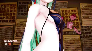 Erotic Cakes: Xianyun Gets Fucked by Shenhe While Liyue Watches