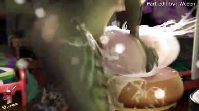 'Dinosaur Fart Fucking with Sex Toy (Fart edited by Wceen)'