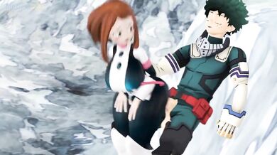 'The Nerdy Trio and the Speeding Train: Deku's Wild Ride'