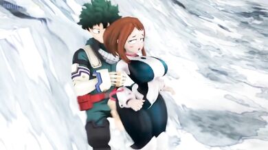 'The Nerdy Trio and the Speeding Train: Deku's Wild Ride'