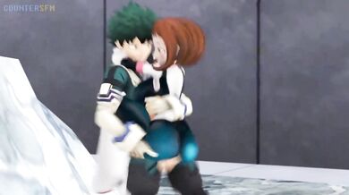 'The Nerdy Trio and the Speeding Train: Deku's Wild Ride'