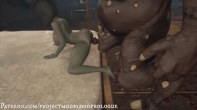 "The Goblin Tamer: Mudblood's Prologue - Version 0.68.4.3, featuring Female Goblins and Animated Sex."
