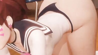 Rewritten: "D.Va, the Overwatch Heroine, gets an intense level up in this Hentai Manga Video!"