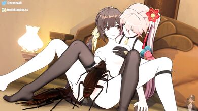 "[Insect] Guinaifen & Sushang BBF - Roach-On-A-Plane!!, Passengers Go Wild!"