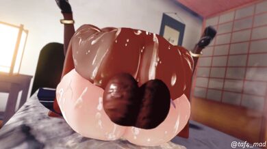 "Making Love with a Sexy Waitress in the Cafe [TAF4MAD]"