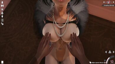 Rewritten as: 'Snow Storm in the Breasts: A Playful Exploration of Female Sexuality'