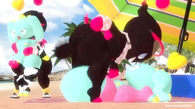 "The Charming Cumshot of the Day: A Beach Eruption"