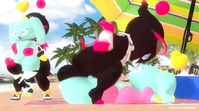 "The Charming Cumshot of the Day: A Beach Eruption"