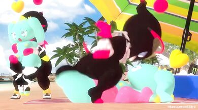 "The Charming Cumshot of the Day: A Beach Eruption"