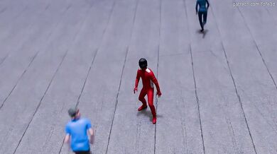 "One-night Stand with a Giantess - Tracer in the City [Animation]"