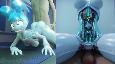 "Mommy's little slut gets her juices drained!"