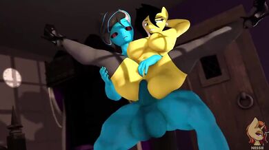 The sexy librarian gets a surprise visit from her crush, the school janitor!