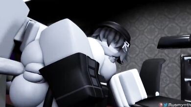 In the middle of a busy day at work, Rusmynth decides to take a break and masturbate in his office chair while thinking about his sexy coworker.
