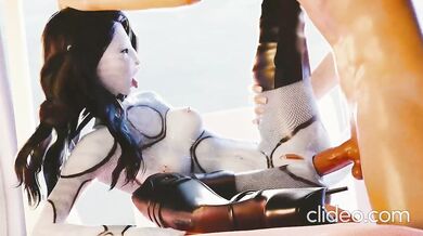 'Avatar's Neytiri Takes a Big Anal Dildo from Gifdozer'