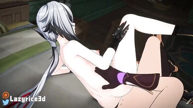 'Sneaky Servant, Spooning with Spaghetti and Meatballs'