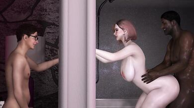 The "Slutty Wife" Cheats on Her Husband in Front of Him During Their Honeymoon Trip.