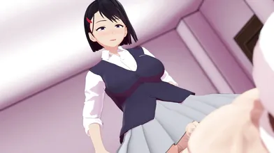 'Sexy Maid on the Bed - Tenka-chan's Forbidden Desire'