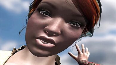 Watch as a giantess, on vacation, devours her prey in this VORE hentai video!