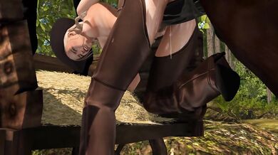 "Amy takes another ride on the horse, this time with a twist!"