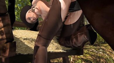 "Amy takes another ride on the horse, this time with a twist!"