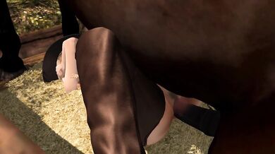 "My horse, my cock! Amy rides the stallion once again"