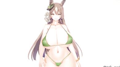 Watch as the sexy girl with large breasts and shiny diamonds on her nipples gets fucked by a muscular man in this hot hentai porn video.